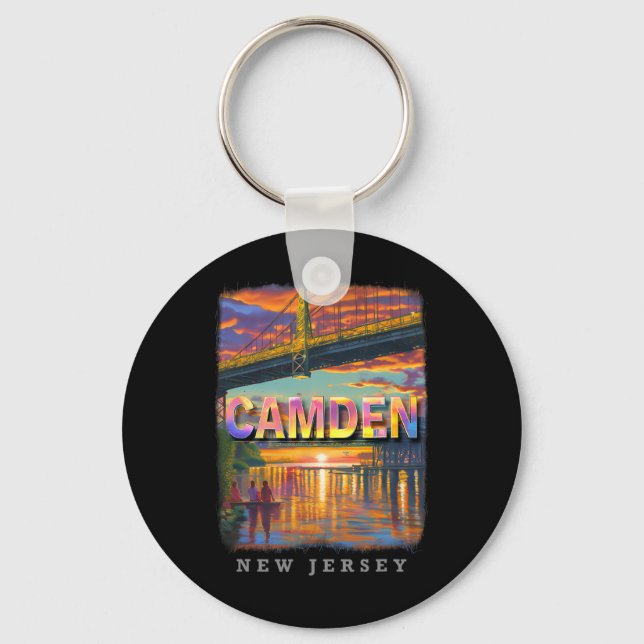 Porte-clés Camden New Jersey Nj Waterfront Delight Sd599  (Recto)