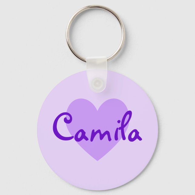 Porte-clés Camila en violet (Recto)
