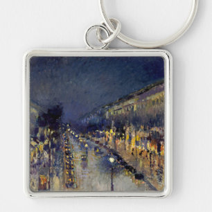 Porte-clés Camille Pissarro - Boulevard Montmartre la nuit
