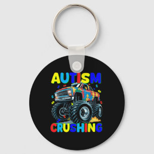 Porte-clés Camion Croiseur d'autisme - Monster Truck Autism A