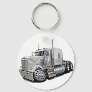 Porte-clés Camion de blanc de Kenworth w900
