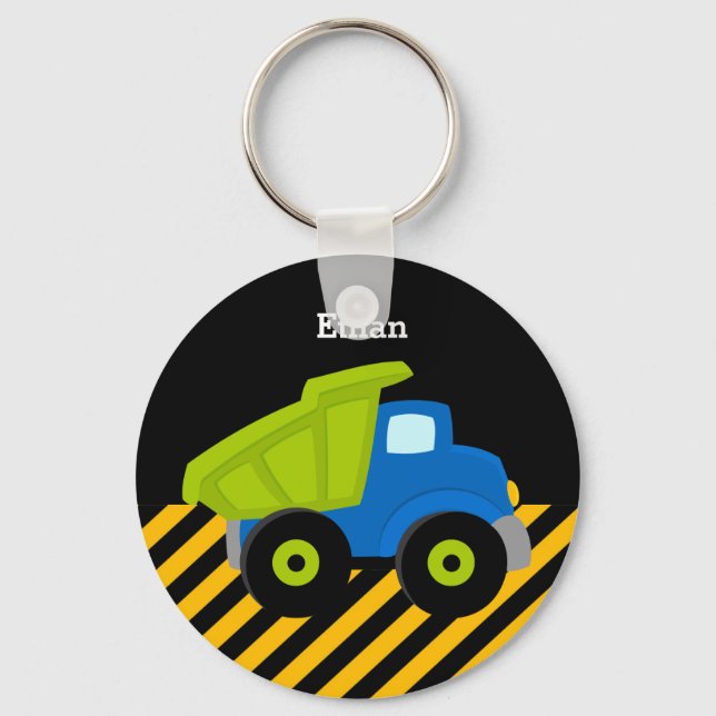 Porte-clés Camion de construction (Recto)