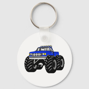 PORTE-CLÉS CAMION DE MONSTRE BLEU