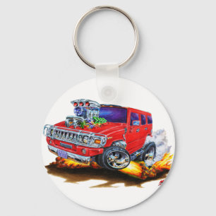 Porte-clés Camion de rouge de H2 de Hummer