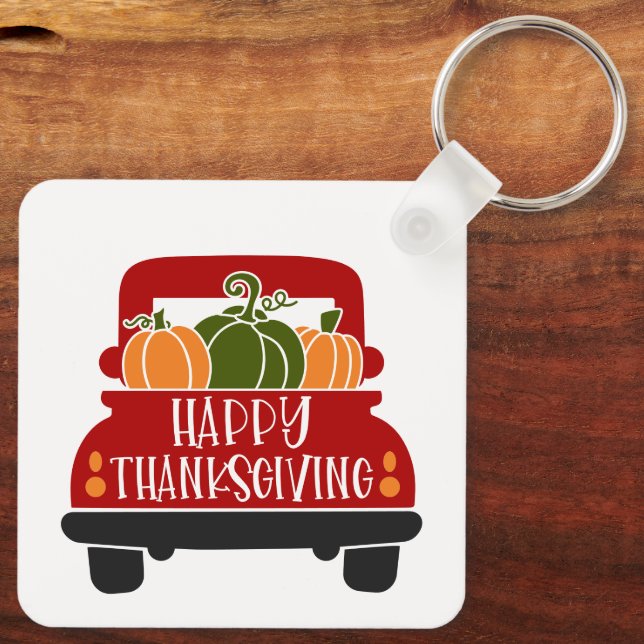 Porte-clés Camion Thanksgiving (Verso)