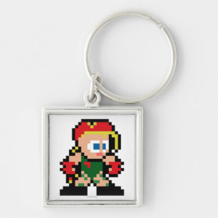 Porte-clés Cammy à 8 bits