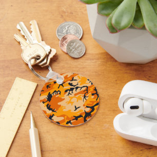 Porte-clés Camouflage orange, Militaire, Armée