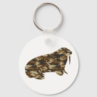 Porte-clés Camouflage Walrus Silhouette