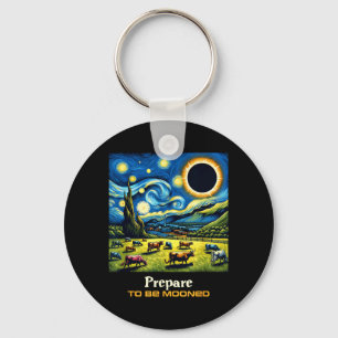 Porte-clés Campagne Éclipse Totale de Soleil Préparez-Vous À
