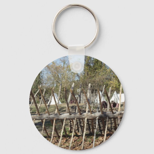 Porte-clés Camping Colonial Williamsburg (Recto)