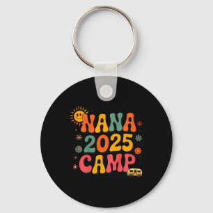 Porte-clés Camping des petits-enfants de Nana 2025 Vacances f