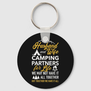 Porte-clés Camping Mari Et Femme Partenaire À Vie