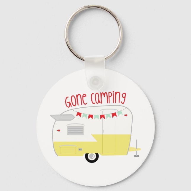 Porte-clés Camping terminé (Recto)