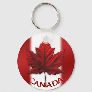 Porte-clés Canada Flag Souvenir Key Chain & Canada Maple Leaf