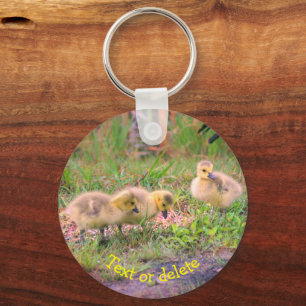 Porte-clés Canada Goose Babies Nature Personalized