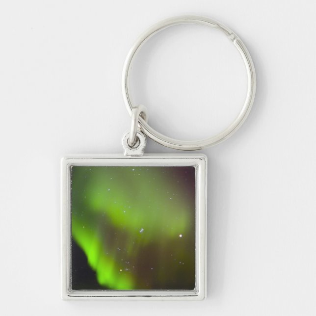 Porte-clés Canada, Manitoba, Churchill. Aurora Borealis (Devant)