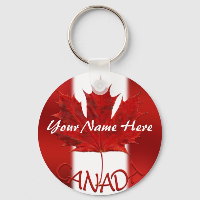 Porte-clés Canada Souvenir Porte - clé Personnalisé Canada Ca (Recto)