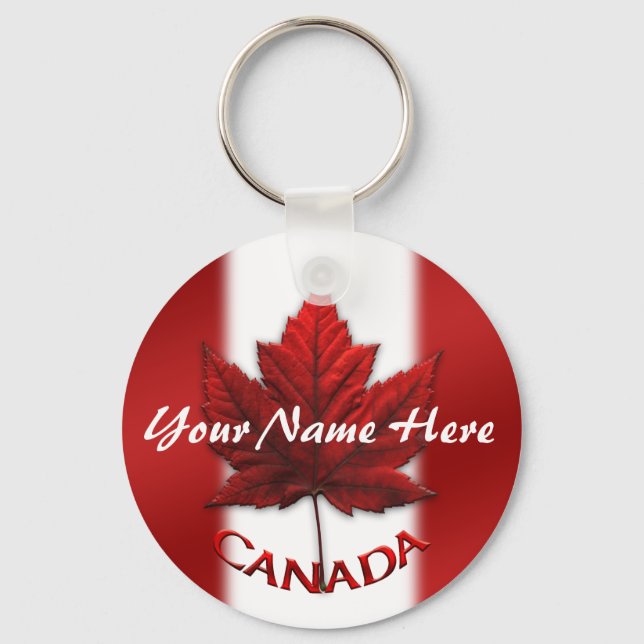 Porte-clés Canada Souvenir Porte - clé Personnalisé Canada Ca (Recto)