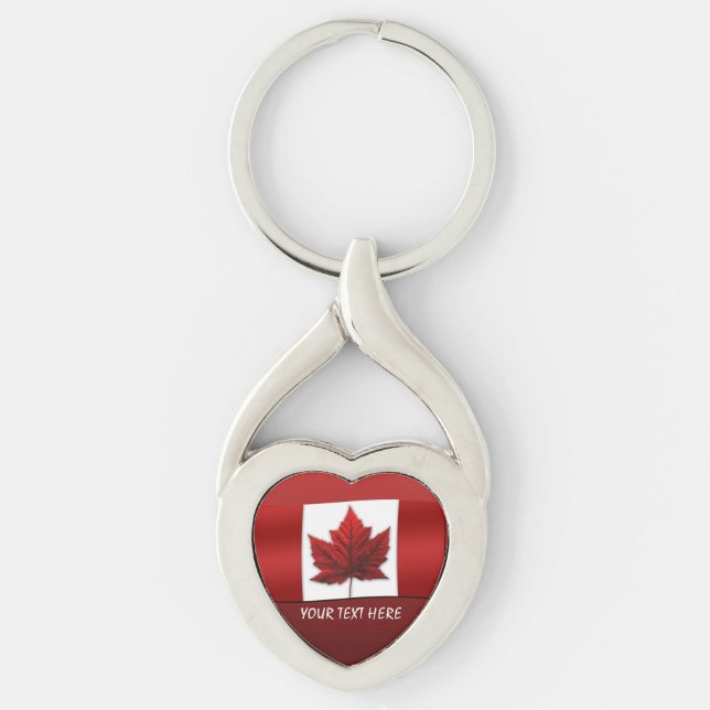 Porte-clés Canada Souvenir Porte - clés Personnalisé Canada D (Devant)