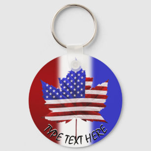 Porte-clés Canada USA Porte - clé US / Canada Souvenir Porte 