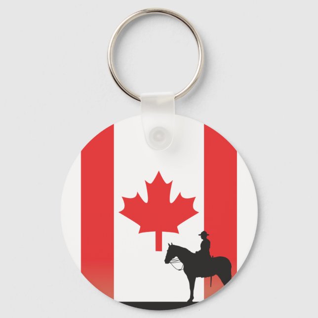Porte-clés Canadian Mounties (Recto)
