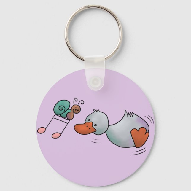 Porte-clés Canard dansant (Recto)