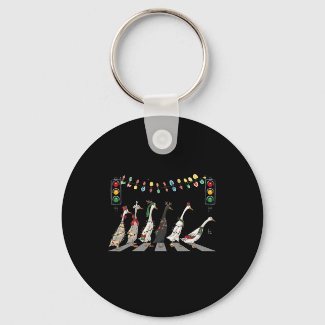 Porte-clés Canards de Noël (Recto)