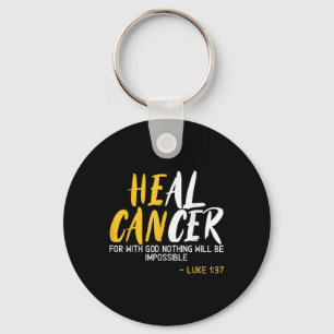 Porte-clés Cancer de la guérison Mois de sensibilisation au c