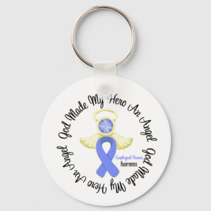 Porte-clés Cancer De L'Esophage Dieu A Fait De Mon Héros Un A