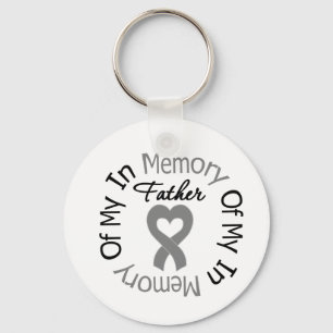 Porte-clés Cancer du cerveau dans la mémoire de mon père