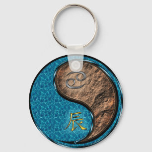 Porte-clés Cancer et dragon terrestre