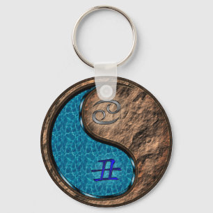 Porte-clés Cancer et ox de la Terre