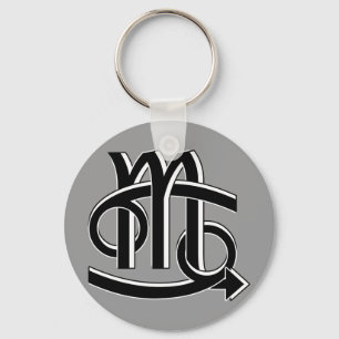 Porte-clés Cancer & Scorpio Partners bw