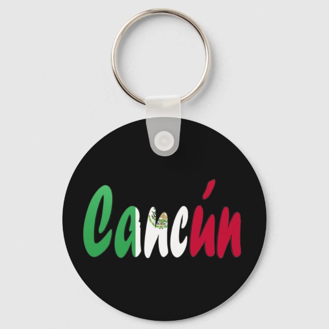 Porte-clés Cancun, Mexique (Recto)