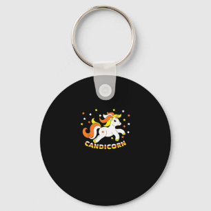 Porte-clés Candicorn Mignon Licorne Halloween Bonbon de Maïs