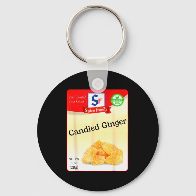 Porte-clés Candied Ginger Condiment Holiday Sce Group Costume (Recto)