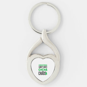 Porte-clés Canne de Noël au Cacao Chaos Design