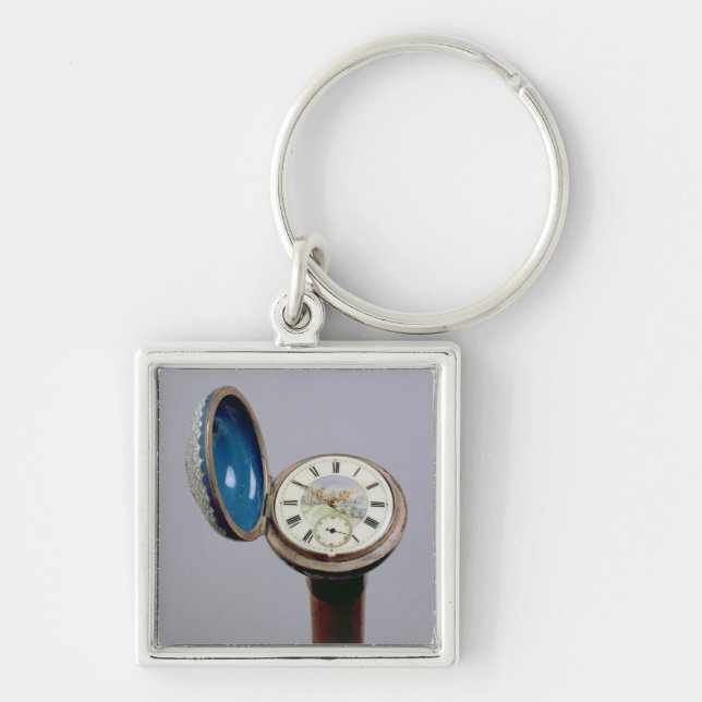 Porte-clés Canne d'instrument de montre (émail de cloisonne) (Devant)
