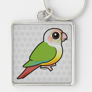 Porte-clés Cannelle Conure Vert-cheeked de Birdorable