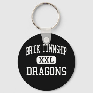 Porte-clés Canton de Brick - Dragons - High - Brick New Jerse