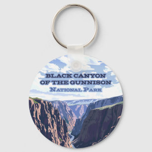 Porte-clés Canyon noir du parc national Gunnison CO