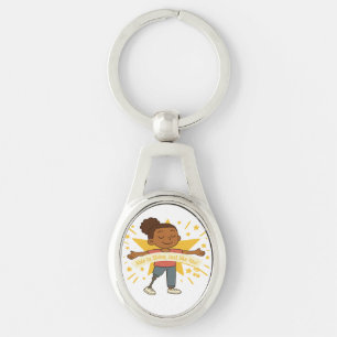 Porte-clés Capable de briller, comme vous le Porte - clé méta