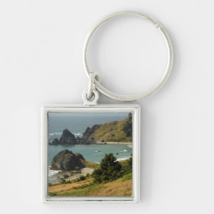 Porte-clés Cape Ferrelo, vue, océan, stacks, anse