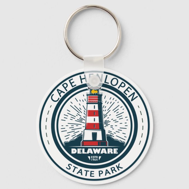 Porte-clés Cape Henlopen State Park Delaware Badge (Recto)