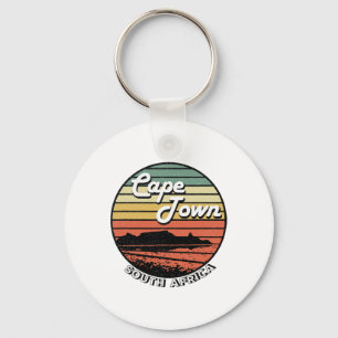Porte-clés Cape Town Table Mountain Afrique du Sud Vintage