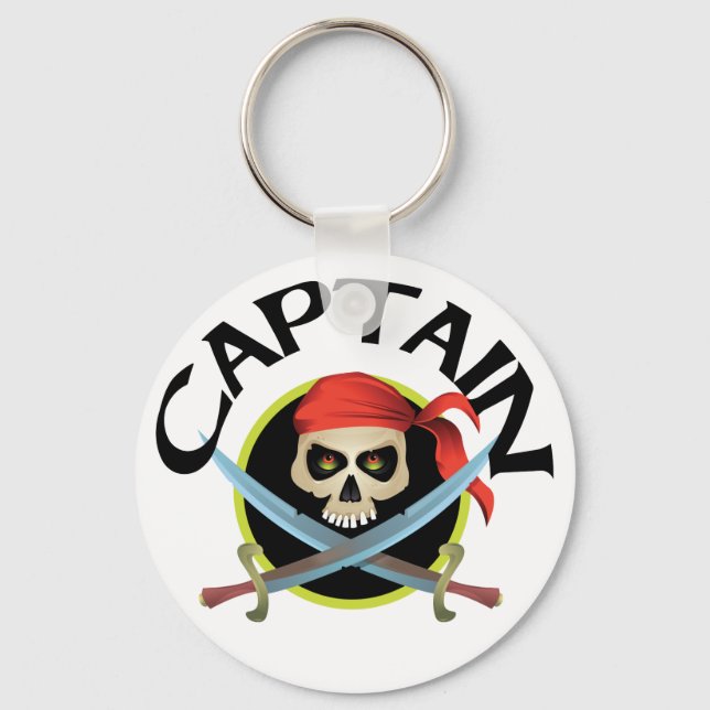 Porte-clés Capitaine 3D (Recto)
