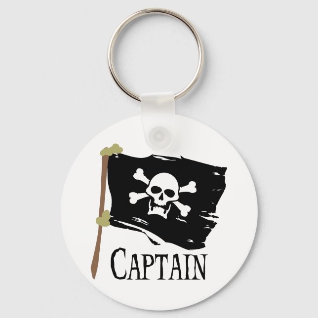 Porte-clés Capitaine jolly roger (Recto)