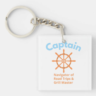Porte-clés Capitaine – Navigateur des voyages sur route