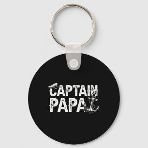 Porte-clés Capitaine Papa Pontoon Lac Marin Pêche Bateau F
