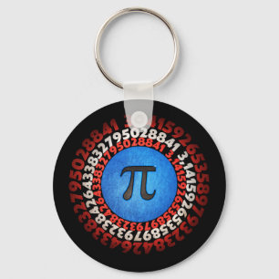 Porte-clés Capitaine Pi Superhero Shield Nerdy Math Pi Day